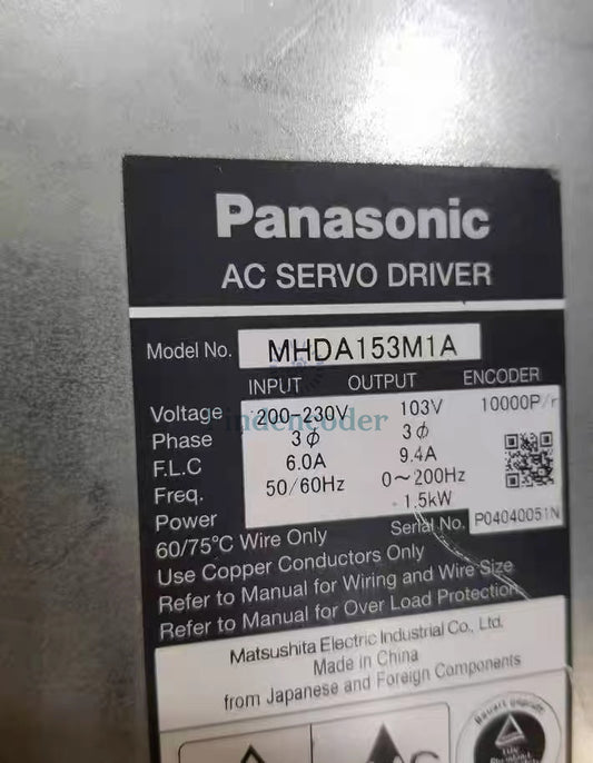 PANASONIC MHDA153M1A 1.5KW - Findencoder
